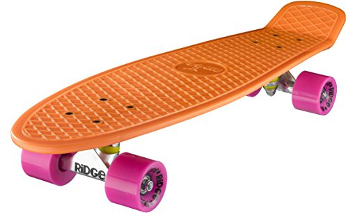 Ridge Big Brother Cruiser - Skateboard, Color Naranja/Rosa, 69 cm