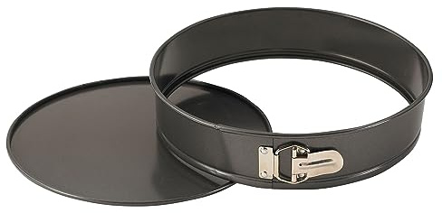 WINCO Springform Pan with Detachable Bottom, 12-Inch, Aluminized Steel,Black
