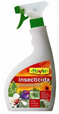 Flower - Insecticida Polivalente 750ml | Alta Efectividad y Persistencia | Control de Orugas, Pulgones y Mosca Blanca | Actúa por Contacto e Ingestión