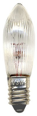 Caracella 7 lampadine di ricambio per lampadario da finestra, E10, 3 W/34 V