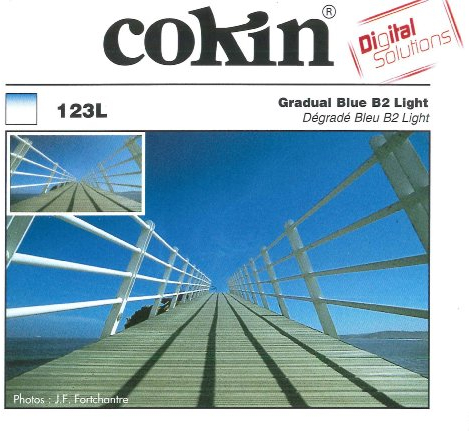 Cokin P123L Filtre Dégradé Light pour Cokin-P-série Bleu B2