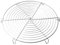 Contacto Kuchenrost, rund 35 cm