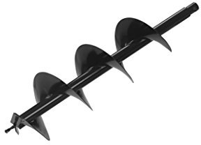 Varan Motors tt-aug200 ERSATZBOHRER ERDBOHRER BOHRER PFAHLBOHRER ERDLOCHBOHRER LÄNGE 80CM, Ø 200MM