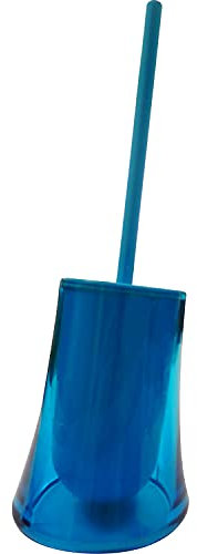 GEDY Flou Scopino WC da terra turchese, Misure e peso scopettino: 36X12,6X12,6 CM & 0,48 KG, Realizzato in resina termoplastica, Scopino per WC design Carallo Grandis, 2 anni di garanzia