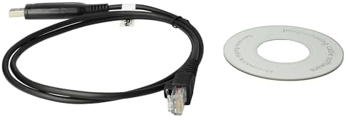 vhbw USB Programmierkabel, 50 cm, schwarz, für Motorola LCS2000, GM900, GR1225, GTX-Serie, GM950, GR400, GR300, LSC200, GR500 Funkgeräte, kompatibel mit PC und Laptop