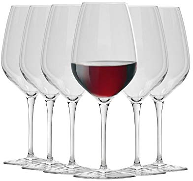 Bormioli Rocco InAlto Tre Sensi Lot de 6 grands verres à vin Transparent 535 ml