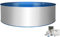 Piscina mediPOOL Premium Ø 4,00 x 1,20 m, acciaio 0,6 mm, rivestimento in acciaio, rotonda con set skimmer, ugello e termometro, per attività ricreative all'aperto, relax, esercizio fisico