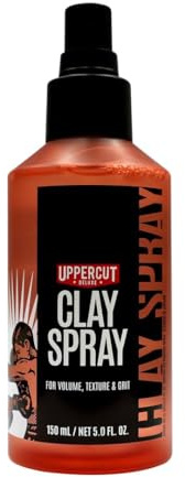 UPPERCUT DELUXE Clay Spray 150ml – Volumizing Hair Spray for Men, Adds Texture & Thickness
