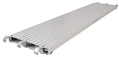 CBM Scaffold All Aluminum Deck 75 lb sper Sq. Ft. Rated 19-1/4 Wide by 7' Long