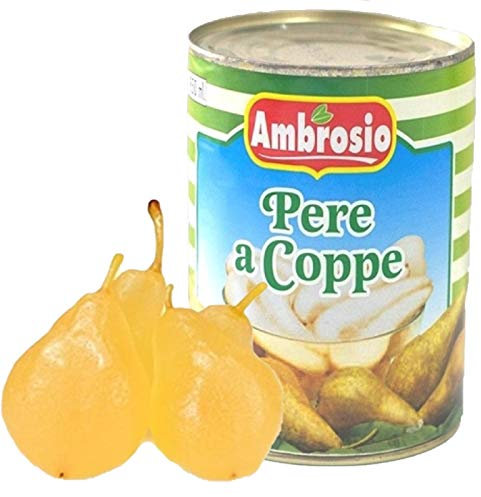 PERE AMBROSIO PERE A COPPE ALLO SCIROPPO BARATTOLO DA 820 GR FRUTTA SCIROPPATA