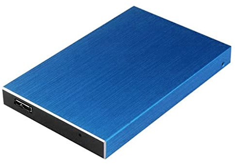 ZHCHAO Disco rigido HDD 2.5 da 500 GB 1 TB 2 TB Disco rigido esterno portatile Disco disco rigido esterno per computer portatili(Color:Blue)
