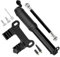 Fahrradpumpe, Fahrrad Pumpe Mini, Tragbare Mini-Luftpumpe, Kompakt Tragbare Handpumpe Fahrradpumpe Leicht, für BMX Mountainbike Rennrad E-Bike, mit Montagehalterung und Nadel zum Aufpumpen