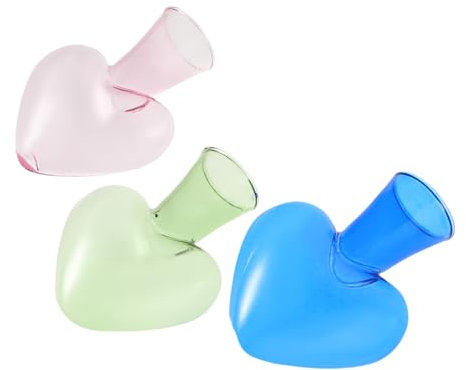 Alipis 3 Stück Hydroponische Vase Hydroponisches Terrarium Wasservase Desktop-vase- Wasserpflanzer Hydroponischer Indoor-Garten Tisch-pflanzgefäße Für Zimmerpflanzen Zwiebelvase Glas