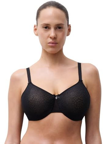Chantelle dam C Magnifique sömlös ofodrad minimizer-bh., Svart, 75H