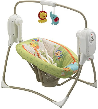Fisher Price Baby Gear BFH05 - Altalena Salva Spazio Cuccioli della Natura