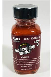 GC Waldom 10-9002A Red GLPT Insulating Varnish Glyptol 2 oz. Bottle
