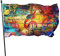 Flagge 150x90cm, Outdoor Windward Fahne, Lebendiges Farbbanner Gartenflagge Musik Note Dekorative Flagge, Hochwertige Polyester Yard Fahne, Lustige Große Flagge, Outdoor-Dekoration