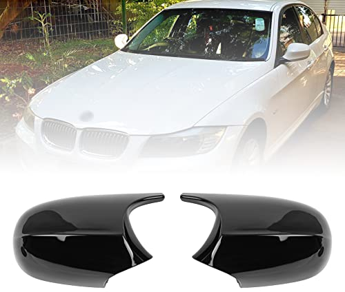 DOCAS 1 Paia Rückspiegel Abdeckung links und rechts für E81 E82 E87 E88 E90 E91 E92 E93 LCI Modell(Glanz Schwarz)