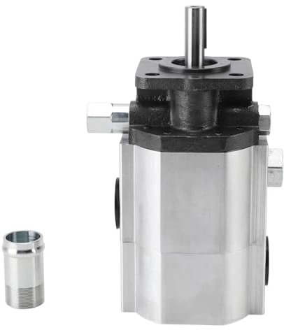 Lybunair Bomba cortadora de leña hidráulica, 11 GPM 3600 RPM universal de 2 etapas para partidora de leña de gas unidades de potencia hidráulicas