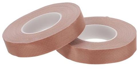 ibasenice 2 pièces Ruban Adhésif pour Doigts Guzheng Soie Respirante Marron Protection Pratique pour Joueurs Professionnels et Amateurs de Pipa
