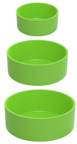 ULIJTH Juego de 3 platos de alimentación para mascotas, cuenco de agua para reptiles, comedero antideslizante para uso en interiores y exteriores, juego de plato de alimentación de reptiles y cuenco