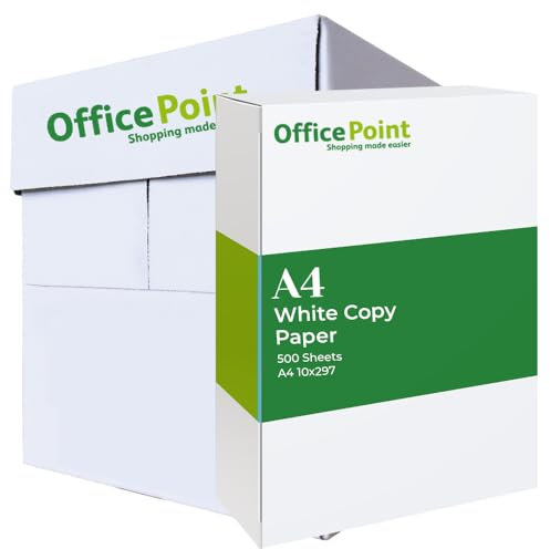 White Box® Copier Printer Paper Multifunctional Ream Printing 75gsm A4 White - 1 Box 5 Reams of 500 Sheets