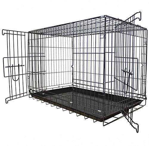 Diafarm D840 Jaulón Metálico Plegable, 92 x 55 x 63 cm