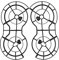Original Mavic Mini 2 360° Propellerschutz, 4 Stück Schnellspanner-Anti-Kollisions-Ring-Requisiten für DJI Mavic Mini 2 & SE, Drohnenschutz-Zubehör