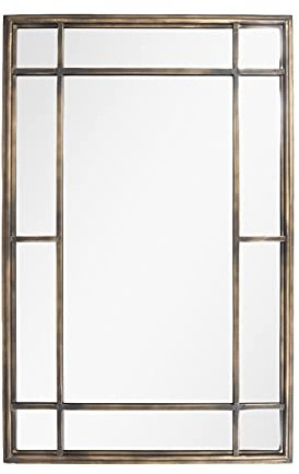 Aston & Wold by La Hacienda Milano Indoor & Outdoor Mirror, 55910, Large, Gold, Bronze
