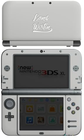 Skin kompatibel mit Nintendo New 3DS XL Folie Sticker Landwirtschaft Mädchen Schriftzug