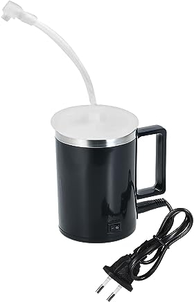 Mulcort Kit de Pulido de Faros Delanteros, Kit de Pulido de Faros Delanteros Taza de atomización de calefacción Taza de calefacción eléctrica con Boquilla antigoteo Enchufe de la UE