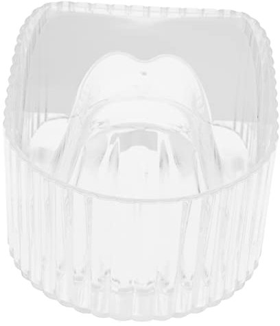 NIYANGLE Cuenco De Manicura Acrílico Transparente 1 Unidad Para Remojar Uñas y Eliminar Esmalte, Herramienta Para Cuidado De Manos Salón y Uso Doméstico
