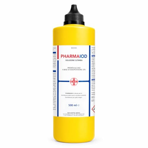 AIESI® Disinfettante a base di iodopovidone 10% (500 ml) per cute integra PHARMAIOD
