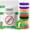 Anbar Mosquito Repellent Bracelets Bands for Adults and Kids, 14 Pack, All-Natural Deet-Free, Non-Toxic Protection, Stretchy Waterproof Anti-Mosquito Wristbands for Hiking and Camping