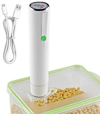 Vácuum Sealeř - Macchina per sottovuoto sottovuoto per alimenti, mini stick portatile H.9 elettrico per conservare e conservare gli alimenti, adatta per cucina, campeggio, conservazione degli avanzi