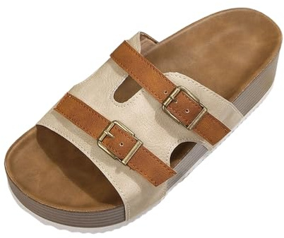 Sandales Femme Été Confortable Mules Sandale Plateforme Mule Chaussures Orthopédiques Sandal Slippers Chaussure Ete D Cuir Paillettes Et Pantoufles