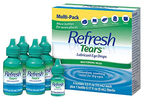 Refresh Tears Lubricant eye drops 4x15 ml, 1x5 ml