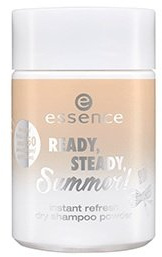 Essence Ready, Steady, Summer! Instant refresh dry shampoo powder Nr. 02 the winner side of life Inhalt: 20g Trockenshampoo für frisches Haar im Handumdrehen.