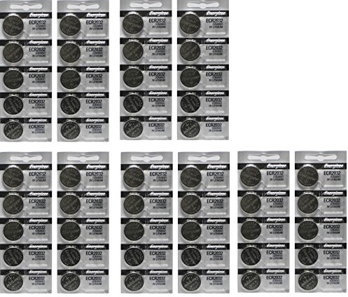 Energizer CR2032 3 Volt Lithium Coin Battery In Original Packaging, 5 Packs (10 Batteries)