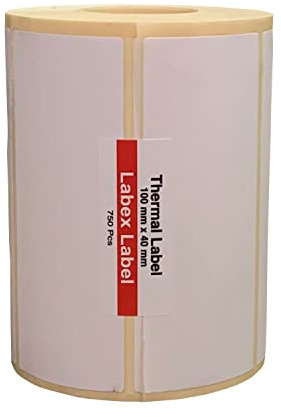 Etiquetas térmicas 100x40 mm en rollo – Etiquetas Envío DHL GLS SEUR Sin Cinta – 1 rollos – Sin cinta – TSC Godex compatible – Labex Label