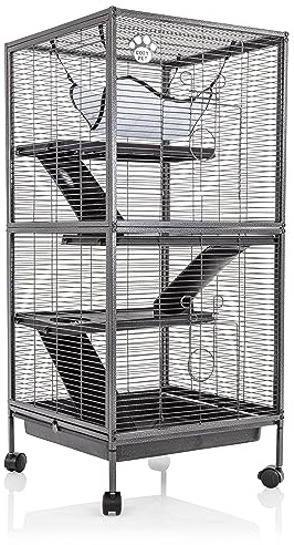 Rodent Cage by Cozy Pet 11mm Bar Spacing for Rat, Ferret, Chinchilla, Degu or other Small Pets, Rodent Cage RC06