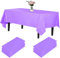 Newthinking Einweg Party Tischdecken, Rechteckig, 137 x 274 cm, 4 Stück, Kunststoff-Tischdecke für Party, Hochzeit, Grillen,Picknick, Weihnachten (lila)