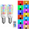 BrightWish 2W E14 RGBW LED Glühbirne mit Fernbedienung, Dimmbar, Farbwechsel & Warmweiß 3000K, 12 RGB Farben,für Wohnzimmer, Party, Bar, Hochzeit, 2er Pack