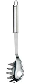 kela Cuillère à spaghetti en acier inoxydable 30 cm RONDO, cuillère à pâtes avec évidement, louche à pâtes, lavable au lave-vaisselle, brillant