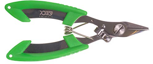 Zeck Braid Scissors - Angelschere, Scharfe Schere für geflochtene Schnur & monofile Angelschnur, Vorfachschere, Anglerschere Edelstahl, rostfrei