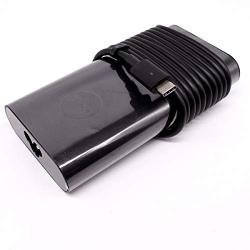 Dell Adaptateur USB-C d'origine 20 V 4,5 A 90 W pour XPS 12 9250 13 9360 9365 15 9560 Compatible DP/N : TDK33 59TVW Adaptateur Type-C PSU + câble secteur britannique