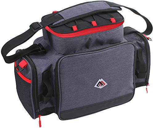 Mikado M-Bag Bank&Boat, Angeltasche mit Aufsatztaschen in verschiedener Größen, Trageriemen, Maße 28,5 x 23,5 x 21cm