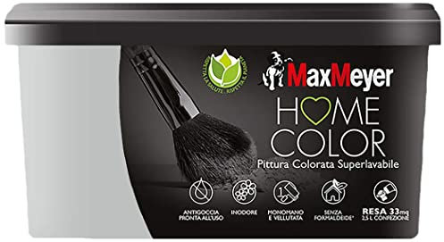 MAXMEYER PITTURA COLORATA SUPERLAVABILE HOME COLOR SILVER 2,5L