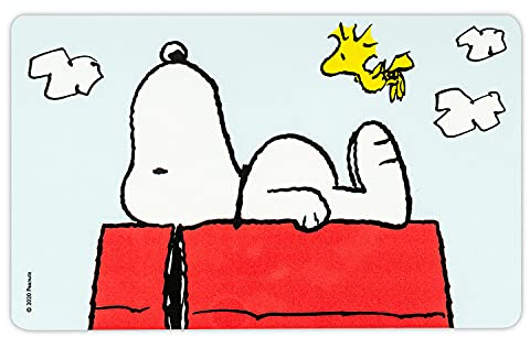 The Peanuts Snoopy Bandeja para desayuno, tabla de cortar, resistente a arañazos e higiénica, formica