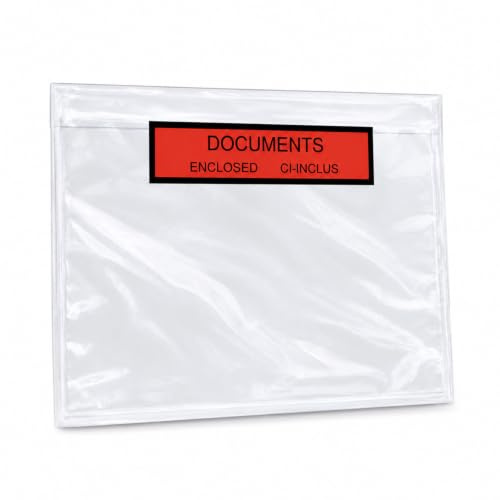 PACKY - Buste Portadocumenti A6 165x122 Mm - 1000 Pezzi - Buste Adesive Per Spedizioni